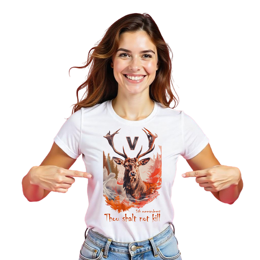 Motiv "thou shalt not kill"- Damen Bio T-Shirt